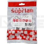 Панель Suprlan 10-0302-1, лицевая со шторкой 45x45, 2xKeystone ABS пластик, белый, фото4