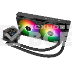 Водяное охлаждение для процессора Thermalright Frozen Warframe SE 240 ARGB Black (240mm, LED temp., Black, ARGB/ Fans: 2x120mm, 70.84CFM, 29.8dBA, 2000RPM/ Pump height 59mm, Rad thickness 27mm/ S: 1851, 1700, 1200, 115X, AM5, AM4), фото16