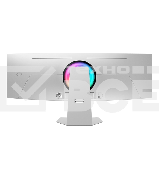 Монитор 49' Samsung Odyssey OLED G9 G95SD S49DG952SI OLED 5120x1440, 240 Гц, 0.03 мс, 32:9, 250 кд/м², DP 1.4, HDMI 2.1, micro HDMI 2.1, USB-C, USB Hub (3x USB 3.0), FreeSync, G-Sync, динамики (2x10 Вт), изогнутый экран (1800R), серебристый