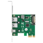 Контроллер ExeGate EXE-323 PCI-E 2.0, 2*USB 3.0 ext + 1*Type-C, разъем доп.питания (OEM), фото12