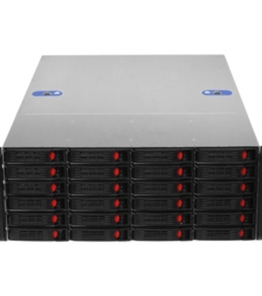 Серверный корпус ExeGate Pro EX293269RUS 4U660-HS24 (RM 19', высота 4U, глубина 660, БП 1000RADS, 24xHotSwap, USB)