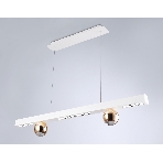 Светильник подвесной светодиодный FL5955 WH/GD белый/золото 4200K 18W 1000*70*1200 (Без ПДУ), фото3
