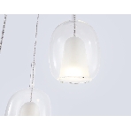 Подвесной светильник Ambrella light LH11151/3 BK/WH/CL черный/белый/прозрачный E27*3 max 60W D425*1500, фото4