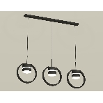 Светильник Ambrella light XB9107153/3 SBK/FR черный песок/белый матовый GX53 (C9107, N8445), фото4