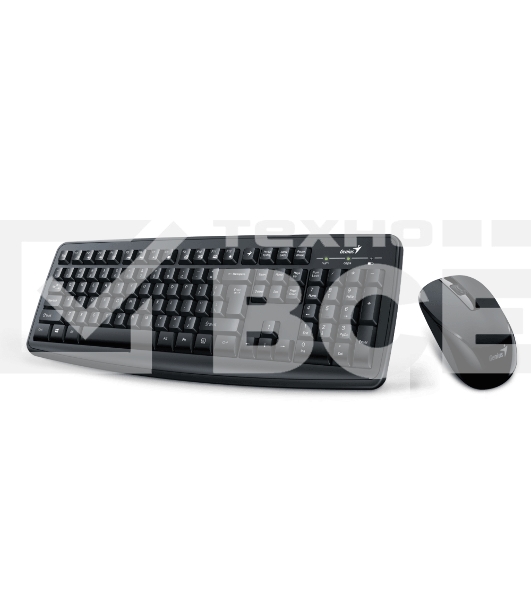Клавиатура + мышь Genius KM-200 wired kombo / Optical mice, 3 buttons, 1000 DPI / Compatible with Windows® 7, 8, 8.1, 10 / Mac. OS X 10.8 or later / Cable length 1.5m