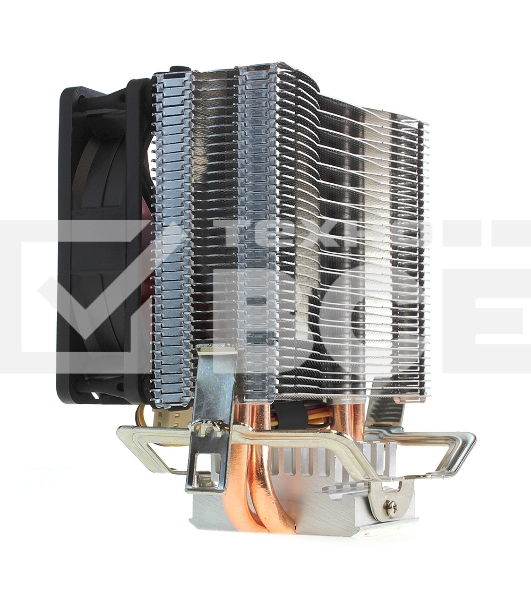 вентилятор CROWN Кулер для процессора CM-92 (Для Intel и AMD, TDP до 95 Ватт, 2шт. медных теплопроводных трубок, Гидродинамическии подшипник, Размер: 117*79*113 мм)