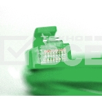 Патч-корд Greenconnect Патч-корд UTP прямой 1 m AWG24 кат.5е,  RJ45,  медь, литой (Зеленый), пластик пакет (GCR-LNC05-1.0m), фото 1