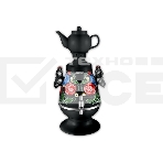Самовар Centek CT-0091 B (черн+рисунок), 4.0л, 2300Вт, поддерж.t + LED индикатор, керам заварник, фото 1