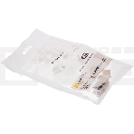 Модуль Keystone, RJ45, кат.5E, UTP, 90 градусов, узкий, со шторкой, белый, фото3