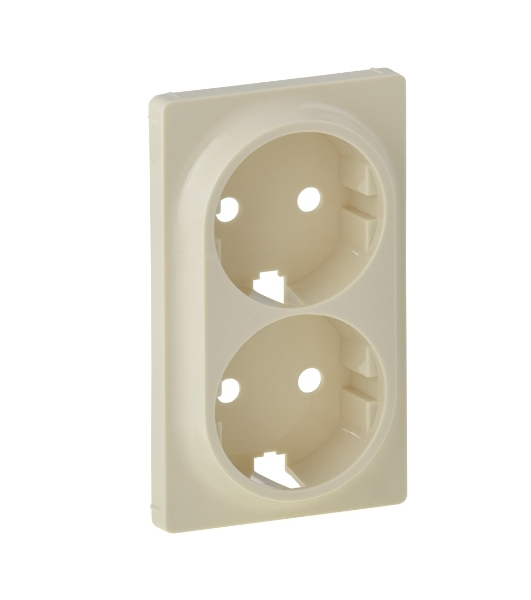Накладка розетки с/з 2-ной | 754951 | Legrand Valena LIFE Сл.кость