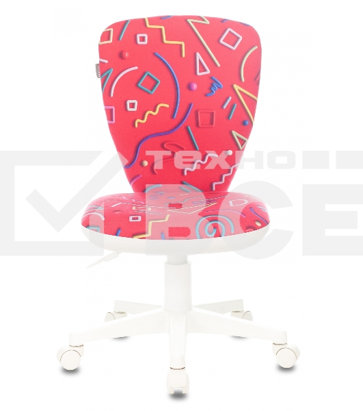 Кресло детское Бюрократ KD-W10 малиновый Sticks 05 крестовина пластик пластик белый