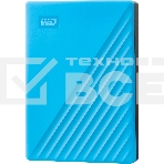 Накопитель Portable HDD 5TB WD My Passport (Blue), USB 3.2 Gen1, 107x75x19mm, 210g /12 мес./, фото5