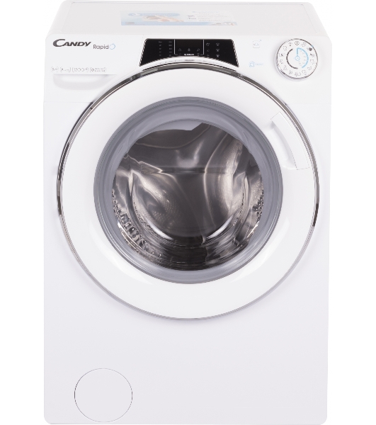 Стиральная машина Candy RO44 1286DWMC4-07 белая, загрузка фронтальная 8 кг, 1200 об/мин, класс A