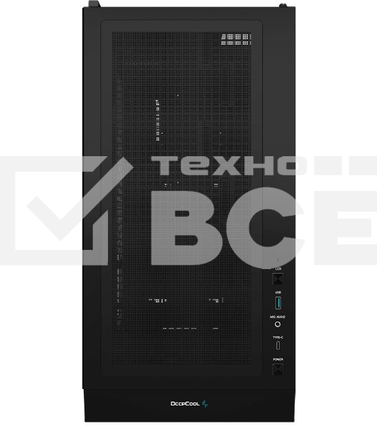 Компьютерный корпус DeepCool CH560 Black (R-CH560-BKAPE4-G-1) (ATX, без БП, 2хUSB, с окном)
