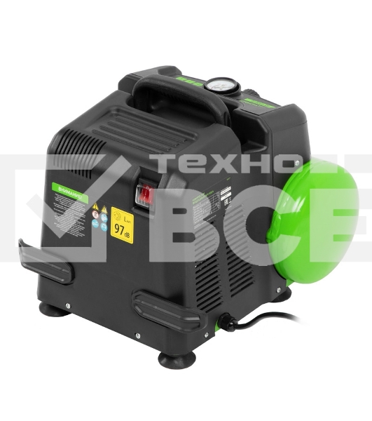 Компрессор воздушный безмаслянный BL 1100/6 1100Вт, ресивер 6 литров, 180 л/мин Сибртех