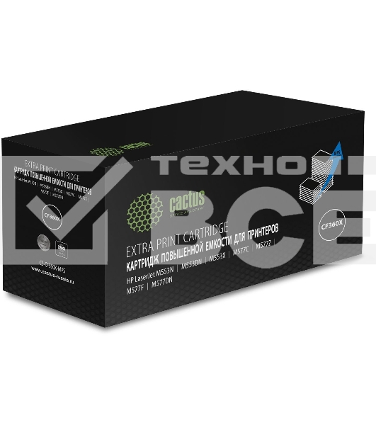 Картридж лазерный Cactus CS-CF360X-MPS черный (19000 стр.) для HP CLJ M552dn/M553dn/M553N/M553x