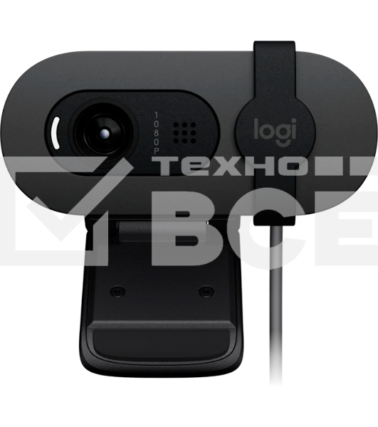Веб-камера Logitech Webcam Brio 100, 1920x1080, GRAPHITE, защитная шторка, 960-001585