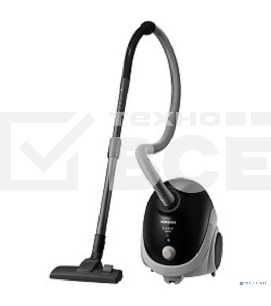 Пылесос Samsung VCC5241S3K/XEV черный/серый, 410/1800 Вт, уборка сухая, пылесборник мешок 2.4 л