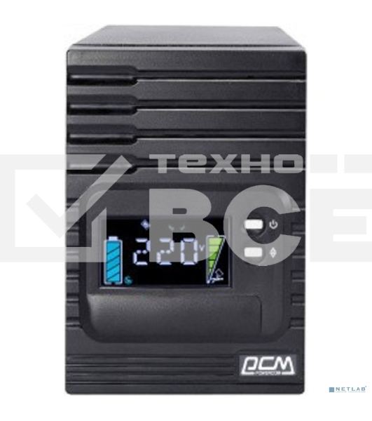Источник бесперебойного питания Powercom Smart King Pro+ SPT-3000-II LCD 2400Вт 3000ВА черный