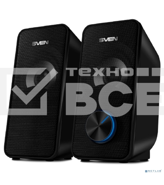 Колонки АС SVEN 335, черный (6 Вт, питание USB)