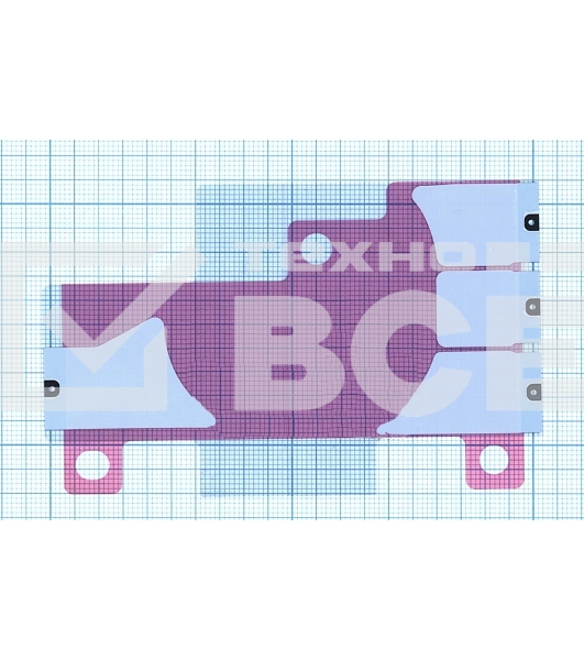 Наклейка (sticker) аккумулятора для iPhone X