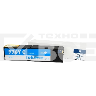 Струйный картридж NVPrint 976YC (NV-L0S29YC) голубой для HP PageWide P55250/P57750dw MFP Managed (16000 стр) совместимый