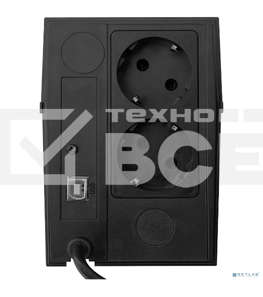 Источник бесперебойного питания Powercom Raptor RPT-600AP SE 360Вт 600ВА черный