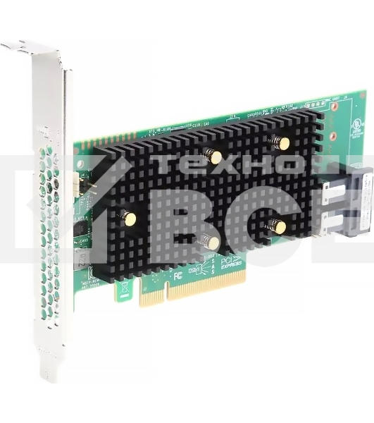 Контроллер MegaRAID 9440-8i SGL (05-50008-02), PCIe 3.1 x8 LP, SAS/SATA/NVMe, RAID 0,1,5,6,10,50,60, 8port(2 * int SFF8643), 3408 IOC