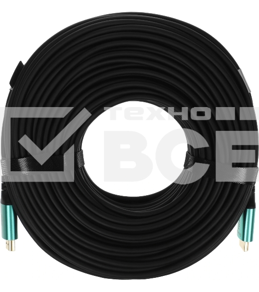 Кабель аудио-видео Cactus CS-HDMI-AOC-2.1-70 HDMI (m)/HDMI (m) 70м. позолоч.конт. черный