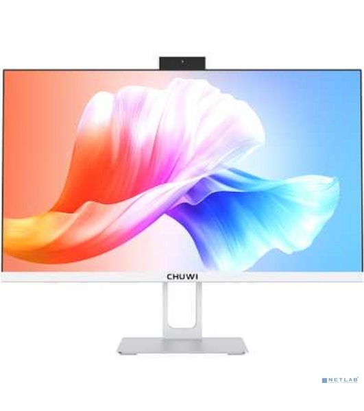 Моноблок Chuwi Unitech 24 23.8' (1920x1080 IPS (100Hz))/AMD Ryzen 5 6600H(3.3Ghz)/16384Mb/512PCISSDGb/Int:AMD Radeon 660M/Cam/BT/WiFi/war 1y/4.15kg/White+Silver/Win11Pro