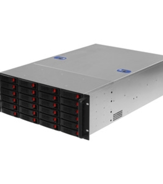 Серверный корпус ExeGate Pro EX293269RUS 4U660-HS24 (RM 19', высота 4U, глубина 660, БП 1000RADS, 24xHotSwap, USB)