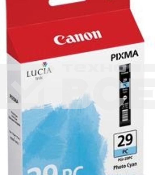 Картридж струйный Canon PGI-29PC (4876B001) фото голубой (36 мл) для Canon Pixma Pro 1