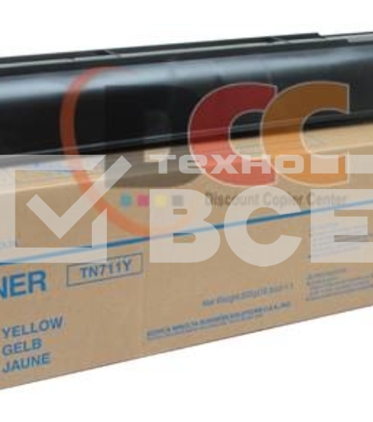 Картридж лазерный Konica-Minolta bizhub C654/754/Pro C754 желтый TN-711Y