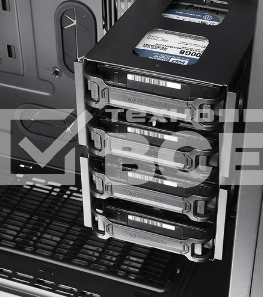 Корпус View 71 TG (840574) CA-1I7-00F1WN-00 /Black/Win/SPCC/Tempered Glass*4/Color Box/Riing 140mm Blue Fan*2