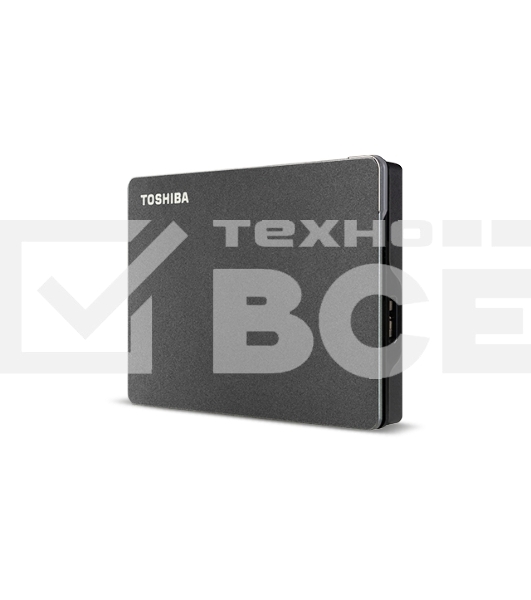 Внешний HDD 2.5' Toshiba Canvio Gaming, 4TB, USB 3.2 Gen 1 Type-A, 5400 rpm, черный