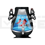 Самовар Centek CT-0091 B (черн+рисунок), 4.0л, 2300Вт, поддерж.t + LED индикатор, керам заварник, фото2