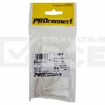 Дюбель-хомут PROconnect 11-18, белый, 10 шт., фото 1