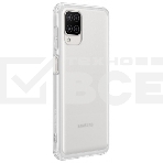 Чехол (клип-кейс) Samsung для Samsung Galaxy A12 Soft Clear Cover прозрачный (EF-QA125TTEGRU), фото3