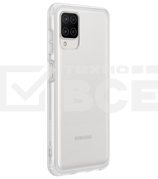 Чехол (клип-кейс) Samsung для Samsung Galaxy A12 Soft Clear Cover прозрачный (EF-QA125TTEGRU)