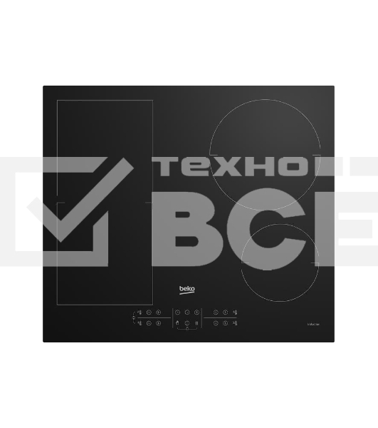 Индукционная варочная панель Beko HII 64200 FMT, черный