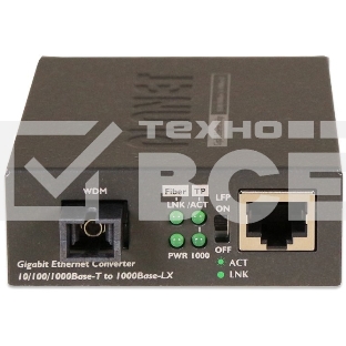 GT-806B60 Медиаконвертер 10/100/1000Base-T to WDM Bi-directional Fiber Converter - 1550nm - 60KM