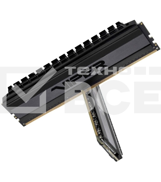 Оперативная память Patriot Viper 4 Blackout, DDR4, 16GB (2x8 GB), 3600 MHz, CL18, радиатор, чёрный