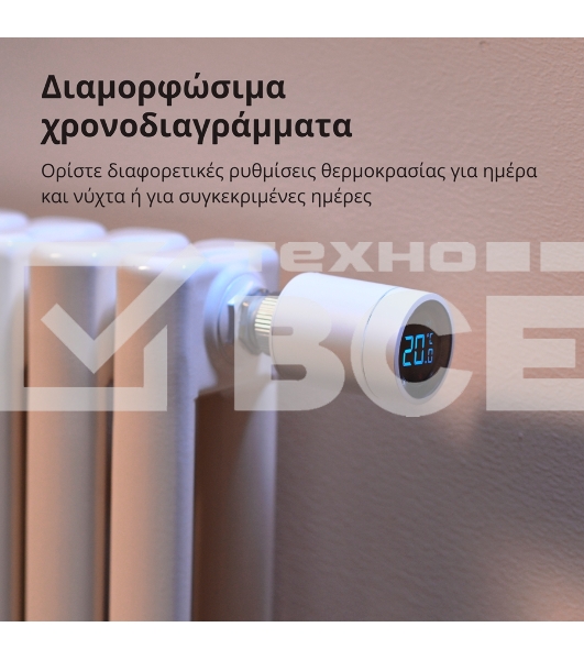 Термоголовка Aqara Smart Radiator Thermostat E1 (SRTS-A01) для радиат. резьбовой