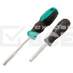 Набор инструментов STELS 141151/4'' 3/8'' 1/2'' cr-v s2 усиленный кейс 216предм., фото22