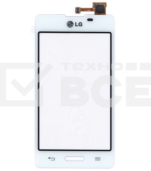 Сенсорное стекло (тачскрин) для LG Optimus L5 II E450 E460, белое
