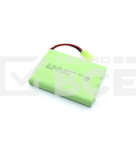 Аккумулятор Ni-cd 12V 1800mAh AA Flatpack разъем Tamiya