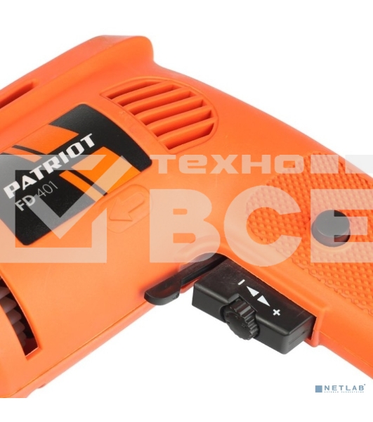 Дрель Patriot FD 401 THE ONE, 420 Вт, сетевая, безударная