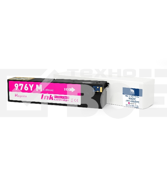 Струйный картридж NVPrint 976YC (NV-L0S30YC) пурпурный для HP PageWide P55250/P57750dw MFP Managed (16000 стр) совместимый