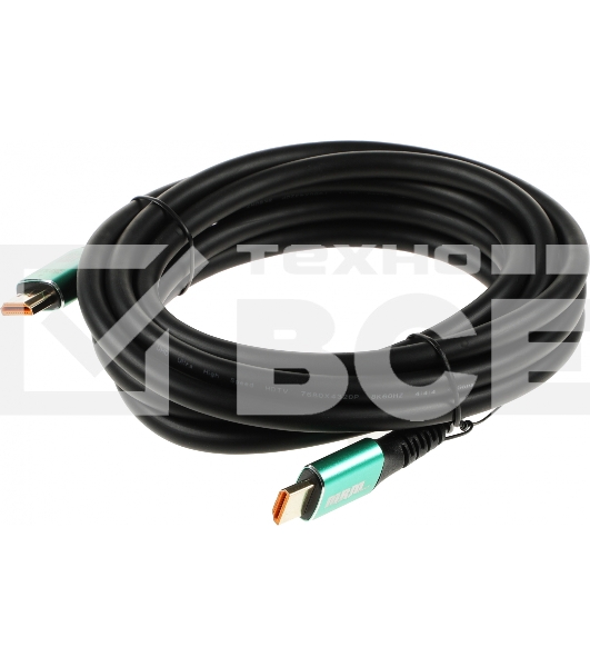 Кабель аудио-видео Premier 12392 HDMI (m)/HDMI (m) 3м. позолоч.конт. черный
