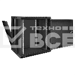 Шкаф телекоммуникационный 19' настенный 12U ExeGate EC-WM-12U.450.M.BLACK (19', 12U, 600x450x635 мм (ШхГхВ), передняя дверь металл, съемные боковые панели, пыле- и влагозащита IP23, черный RAL 9004), фото13